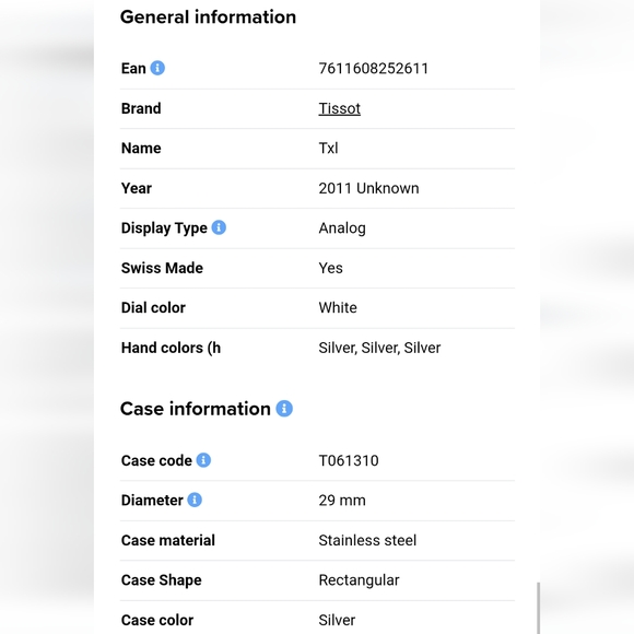Tissot Women's Watch - Picture 13 of 13